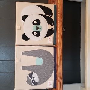 3 Sprouts, Set of 2 Bins